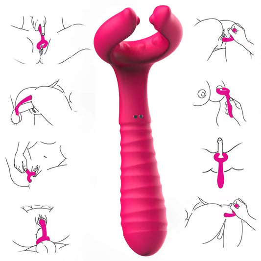 Drop shipping Foreplay tool Nipple massage Vibrator sex toy to climax rechargeable magnetic charging