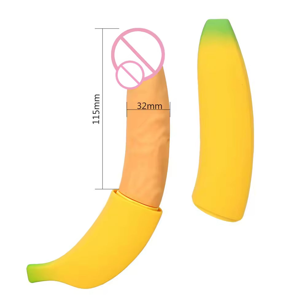 Like disguise Banana Dildo Vibrator For Women Huge Penis Dildo G Spot stimulator Female Masturbation Sex toys