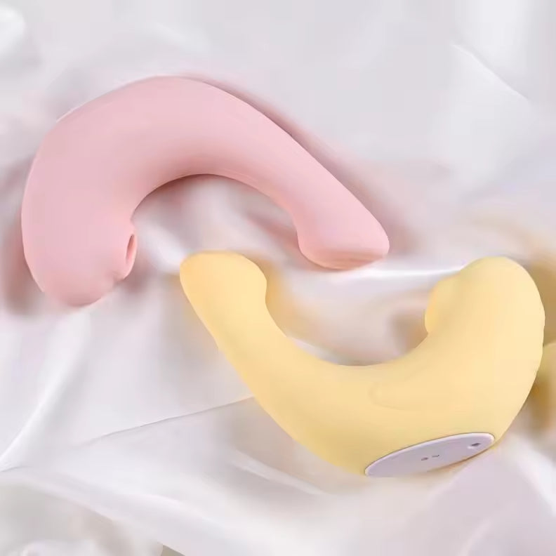 2 in 1 Double Head sucking vibrators clitoris stimulation waterproof massager Sex toys for woman