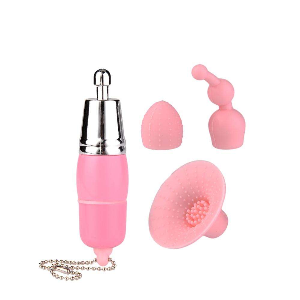 Mini AV Female Masturbation Devices Cute Travel Small Three Head Secret Electric Massage Vibrator sex toy for women girl