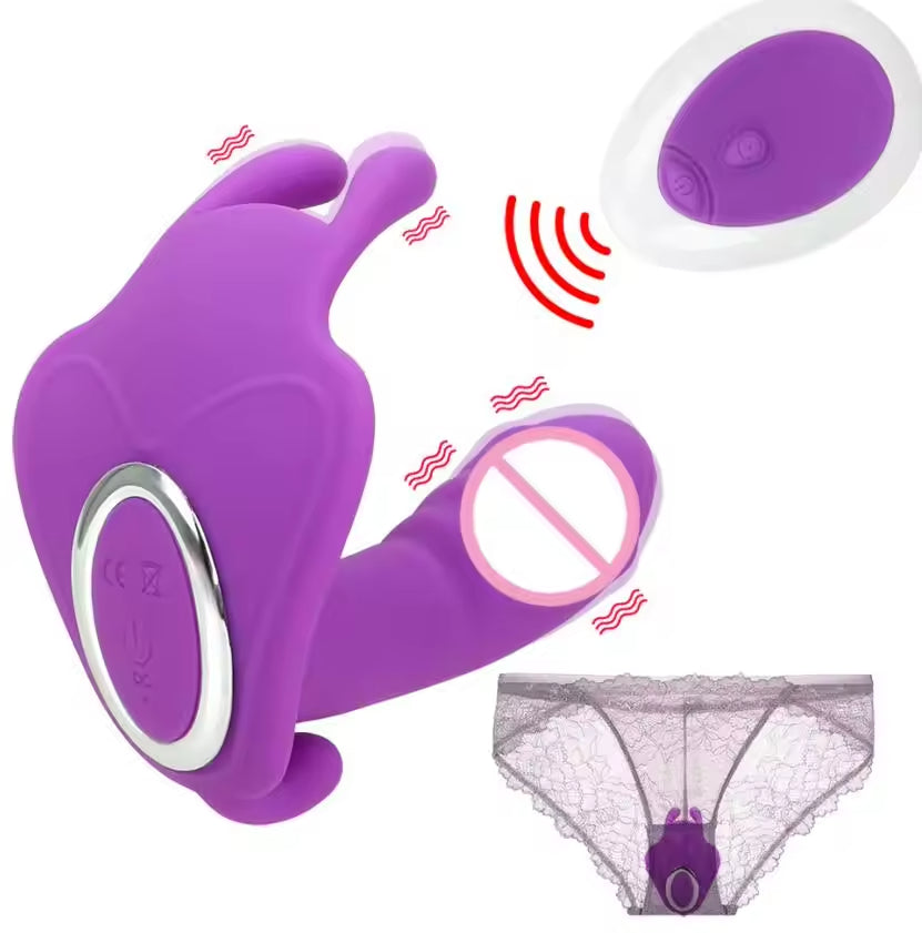 G-Spot Vibrator Invisible Vagina Clitoris Stimulator Vibrating Panties Massager Sex Toys For Woman