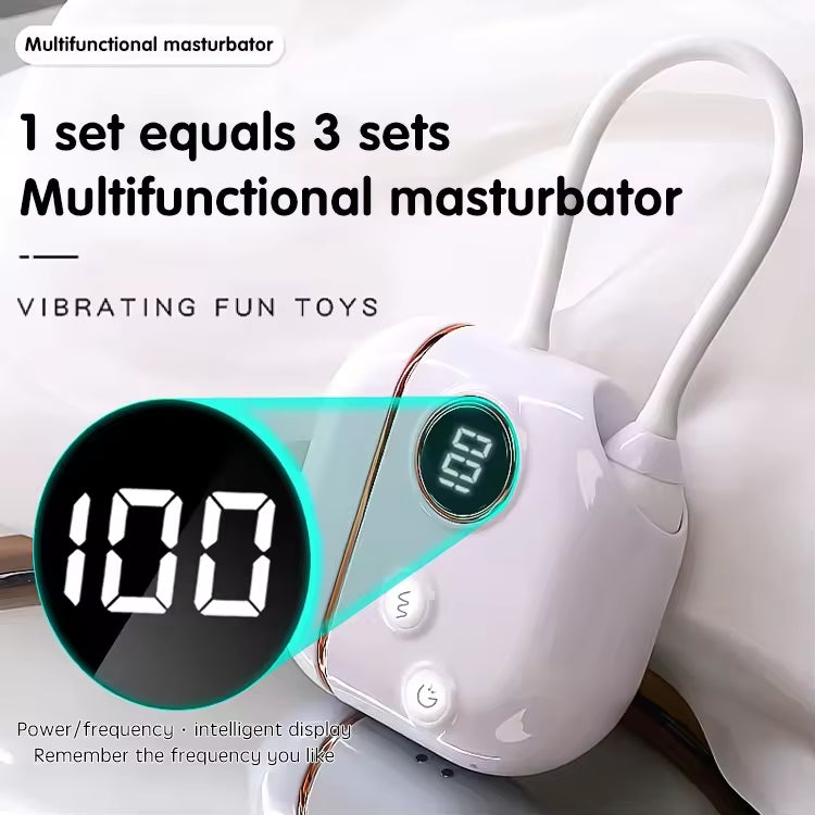 2 in 1 Portable Mini 3 Sucking Modes 5 Vibration Frequency Female Clit Sex Toys for Woman sexuales