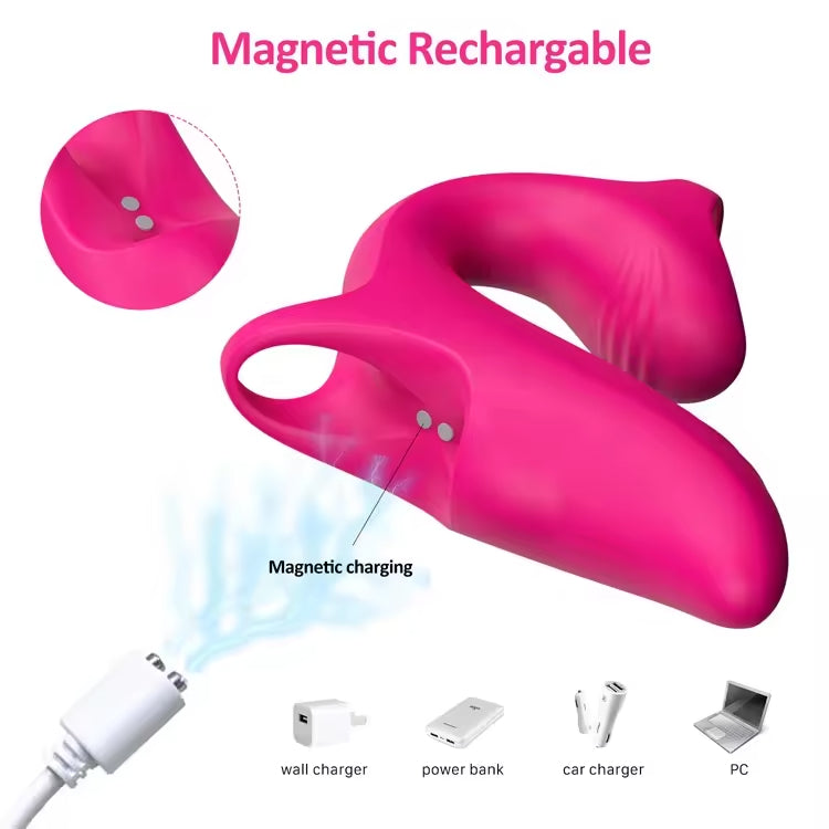 2024 new finger vibrator 12 frequency g spot vagina sex toy massager for women man couple