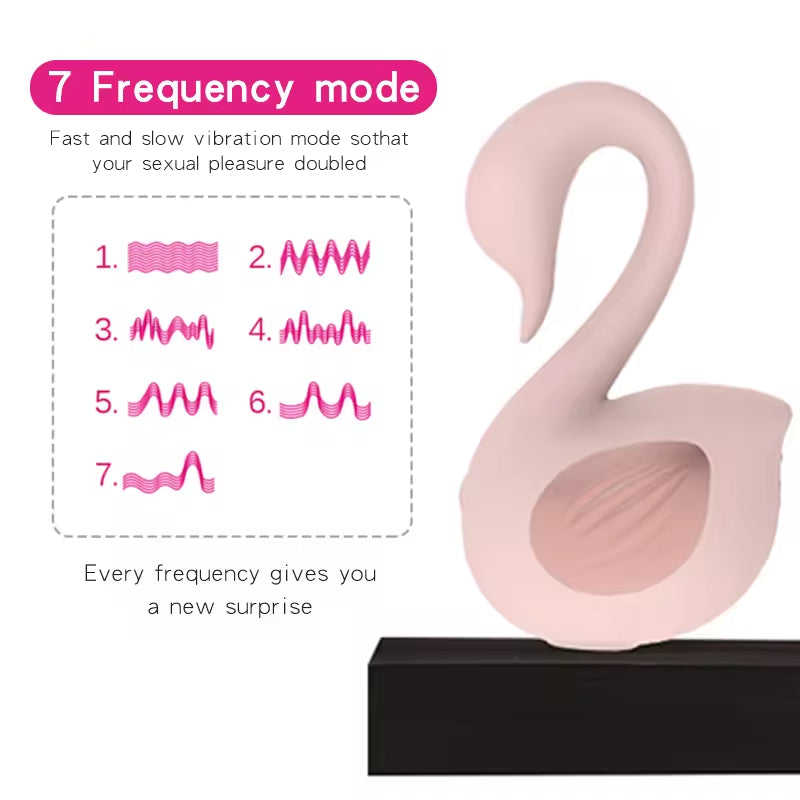 New Little Swan Dual function Suction pussy Clitoris Sucking Vibrator Vaginal Nipple Clit Sex Toys For Women