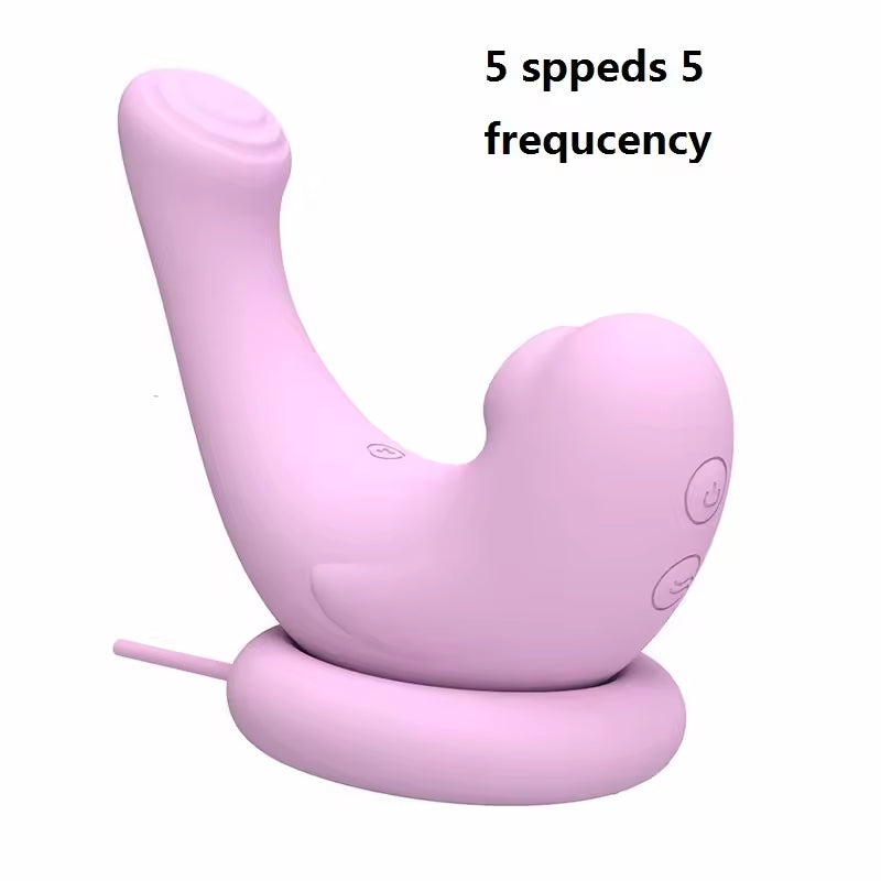 2 in 1 Double Head sucking vibrators clitoris stimulation waterproof massager Sex toys for woman