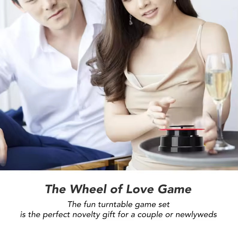 Wheel Love Game for Fun Turntable Sex toys Couples with 17 Ways for Portable Party Game Lovers Gift