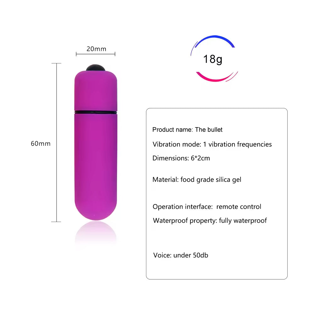 Hot selling battery powered bullet mini bullet vibrator sex toy for women masturbation anal vibrator