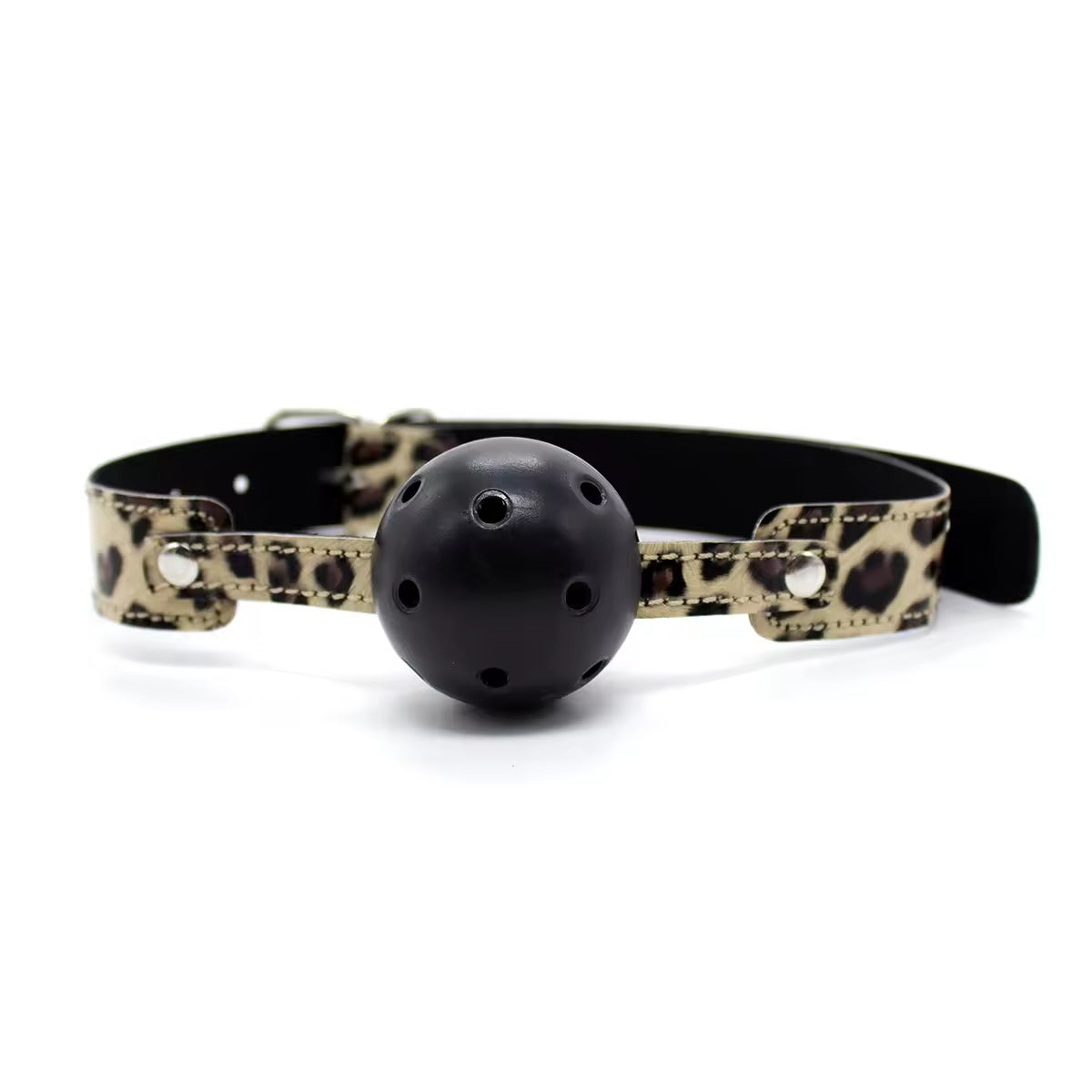 Leopard Print Sex Toys For Woman PU Leather BDSM Bondage Set Handcuffs Ankle Cuff Whip Rope Blindfold