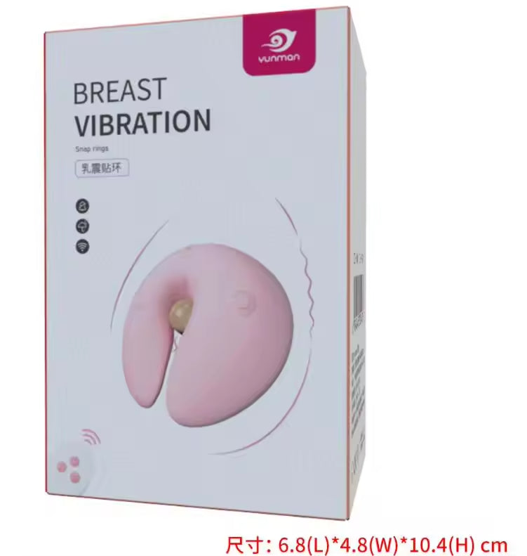 Remote control 10 Vibration mode Stimulate Nipple Liquid Silicone Breast Massager waterproof sex toys for woman