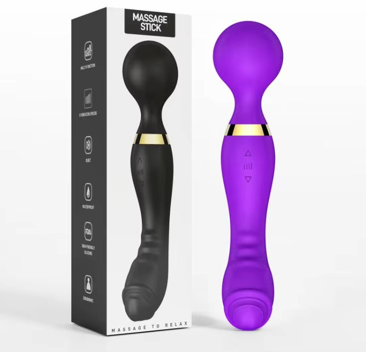 Good Price Silicone Double head AV Wand Massager G Spot dildo vibrators sex toys for woman